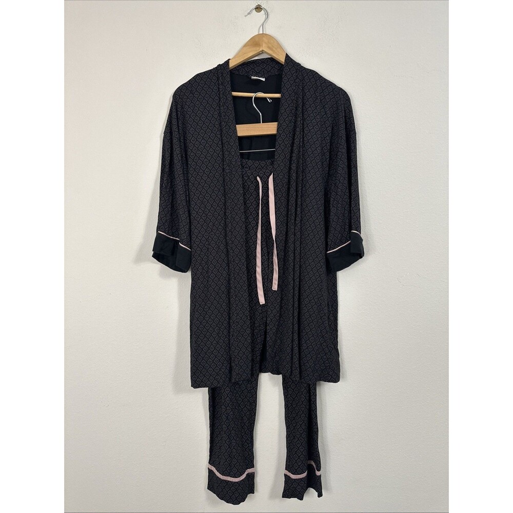 Soma  2 Piece Matching set Pants & Kimono Pajama Sleep Set Size M